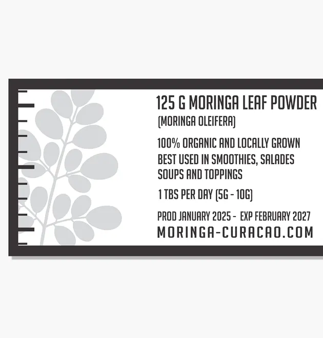 Moringa Powder 125 Grams Info Organic Moringa Powder 125 Grams Curaçao Product Info